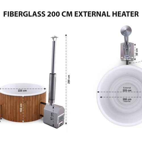 17. Fiberglass 200cm external