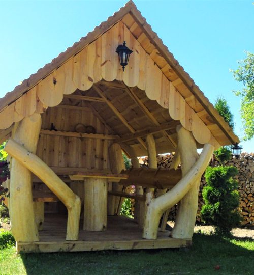 Hexenhütte Gartenhaus kaufen Rustikal RST-2x3